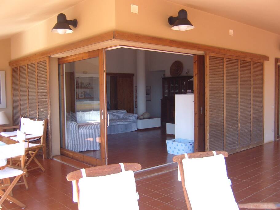 Salotto dalla terrazza