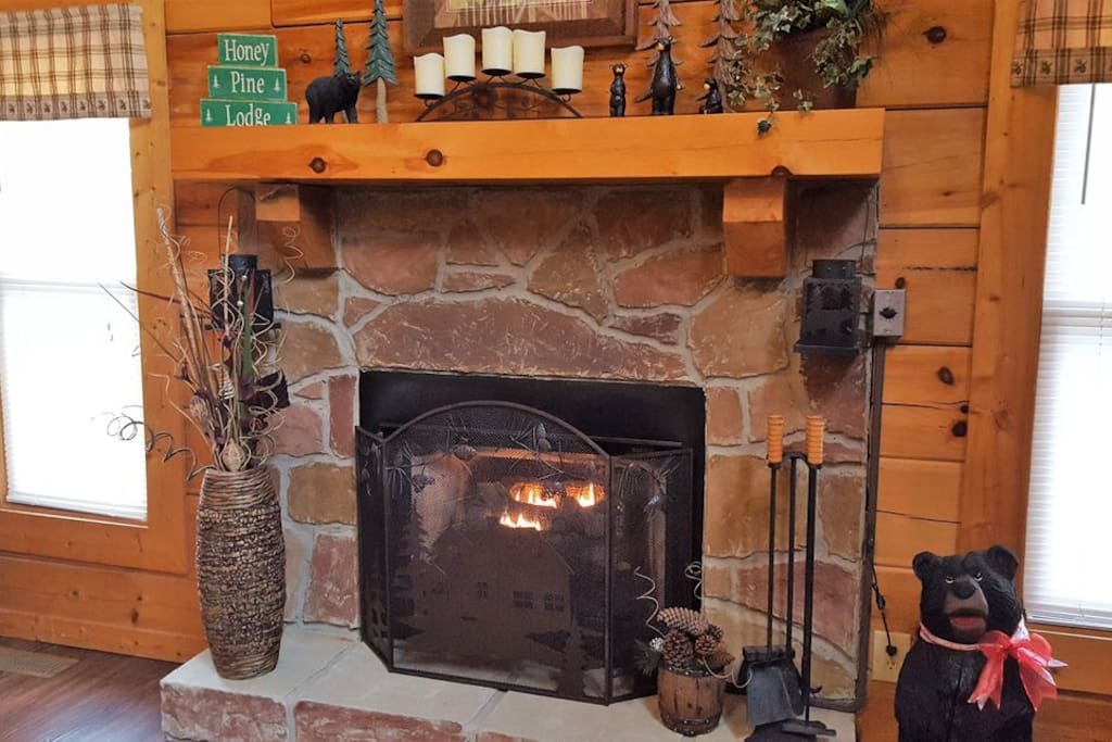 Fireplace in Living Room