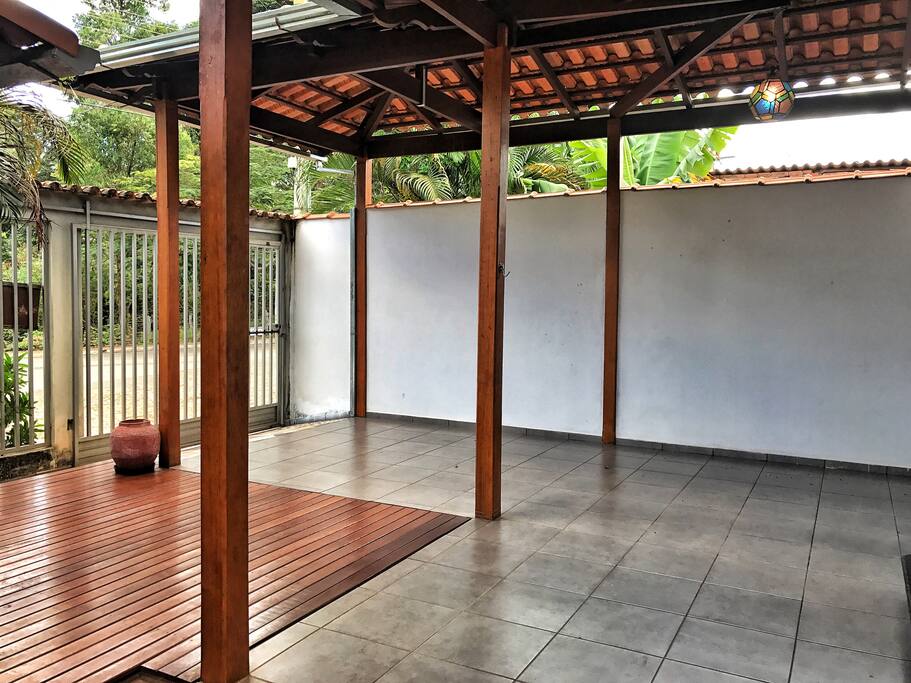 Garagem coberta