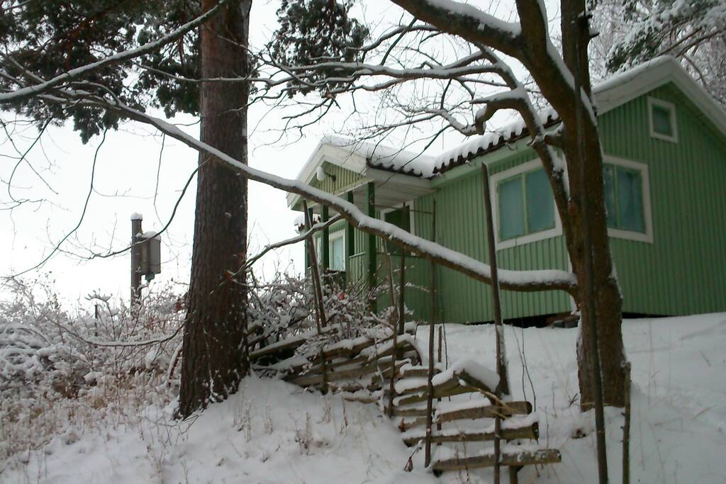 Lots of snow. Skiing available
