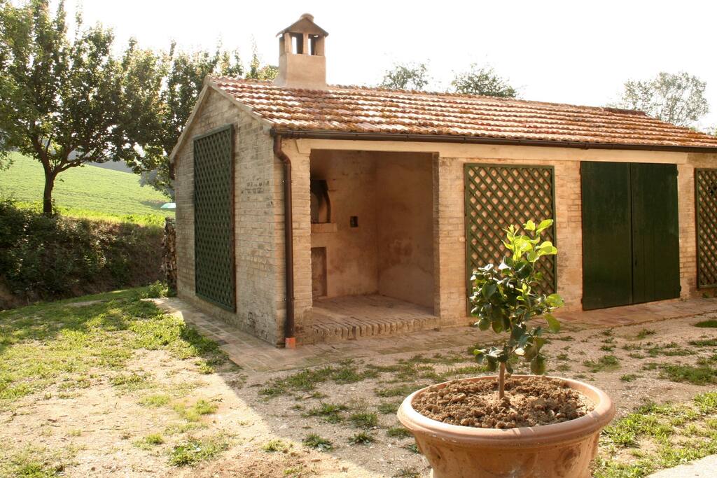Il forno a legna,funzionante!!!
