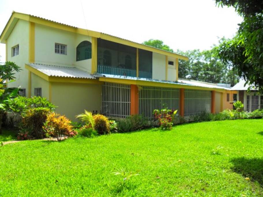 Big backyard with Mango and Avocado trees