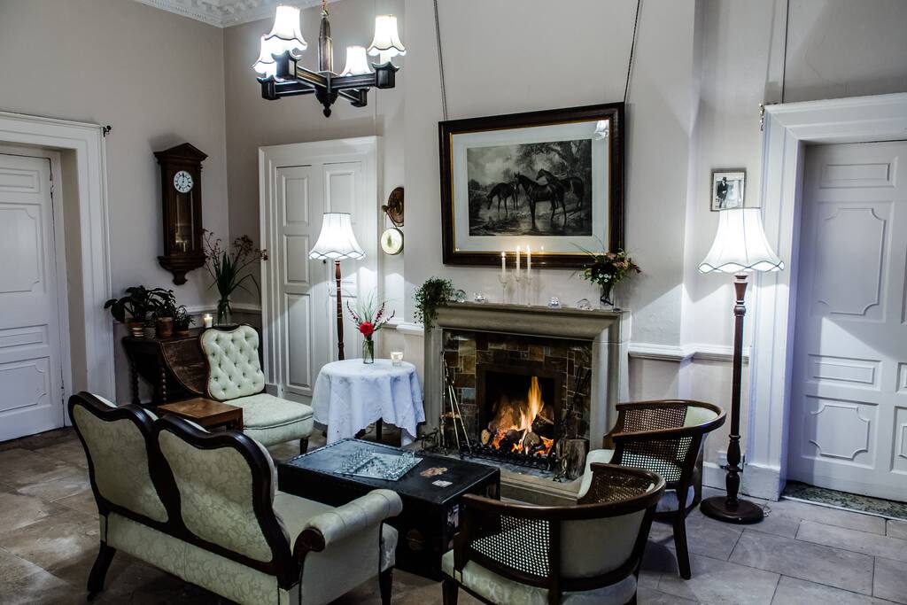 The welcoming hall