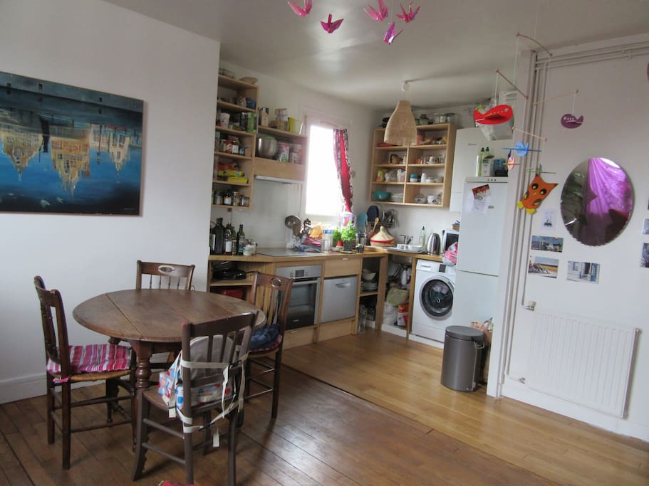 cuisine/salon-salle à manger