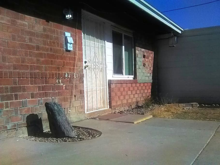 Front entry way.