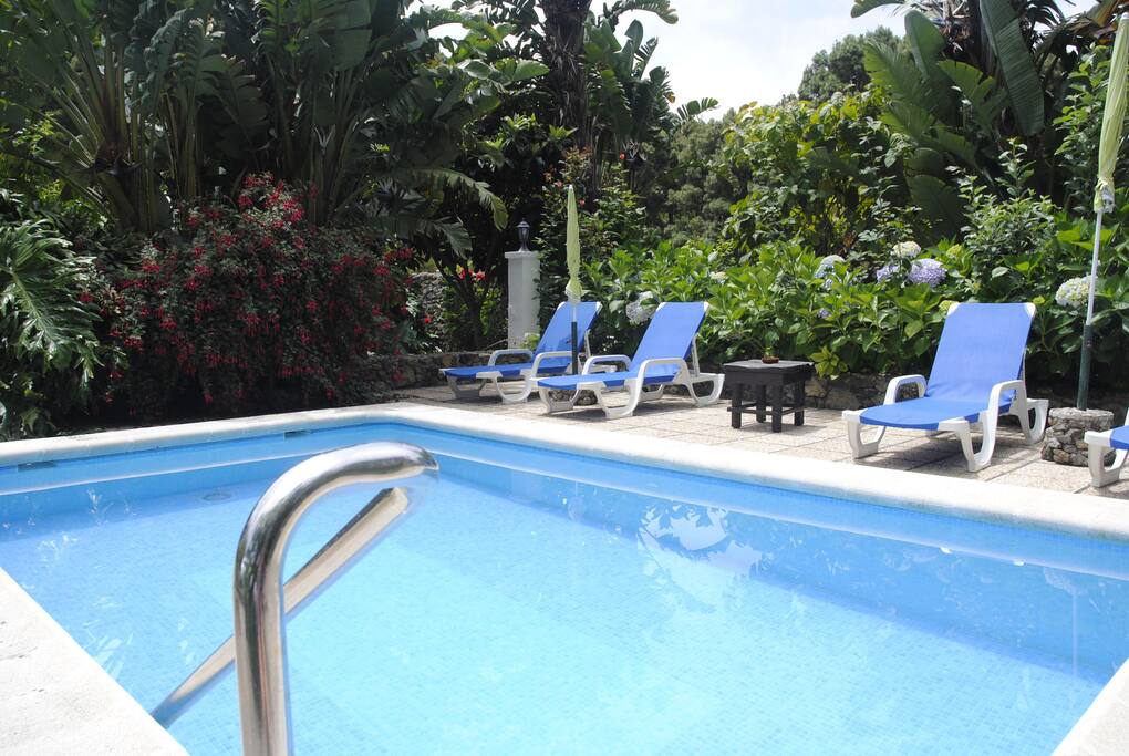 Casa Rural Los Castaños en Icod de los Vinos (Tenerife) piscina
