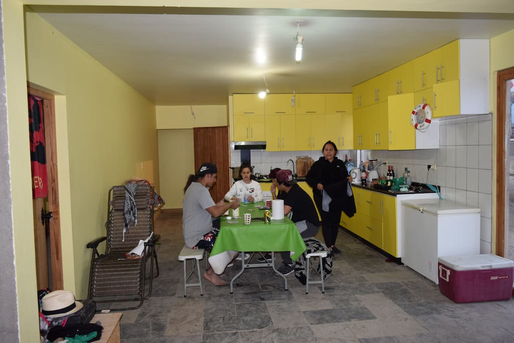 living y cocina americana