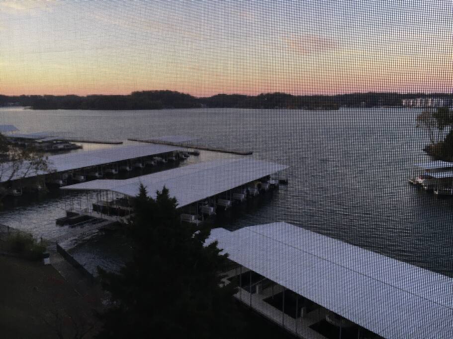 Stunning view from the screened-in deck