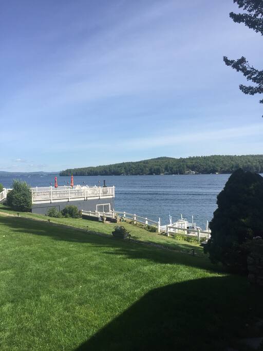 View right from the lawn. You could be relaxing on that deck!