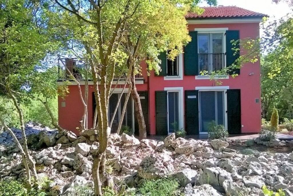 Front view of the house