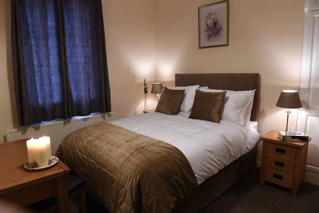 The mattress was custom made to insure a restful and relaxing evening.