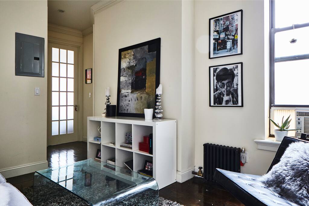 Board games, photo art, and scented candles that burns for a lifetime makes for a nice time out space.