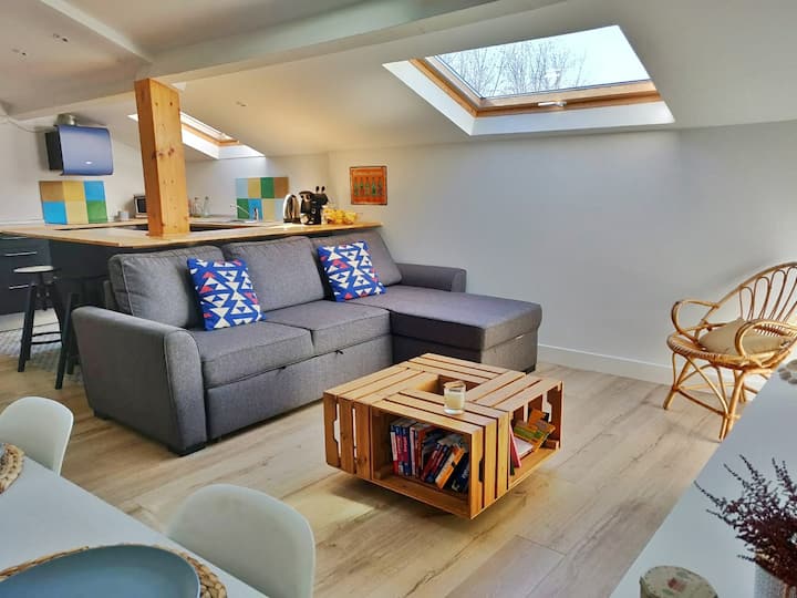 Appartement Moderne à 9 Min à Pied De La Plage - オンダリビア