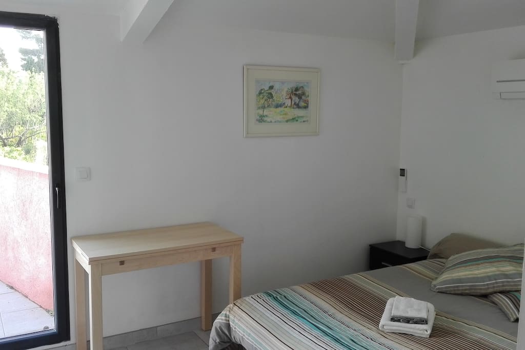 Chambre avec terrasse de 20m²