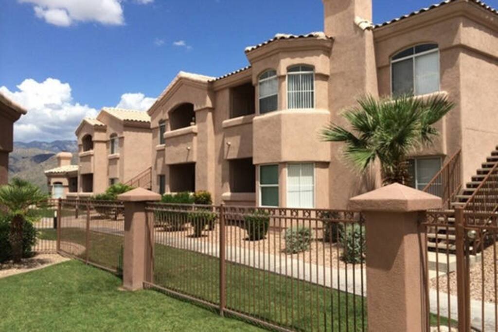 OUTSIDE VIEW OF THE CONDOS