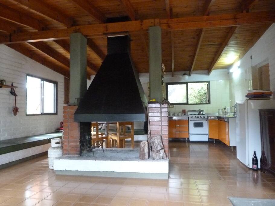 Hogar a leños