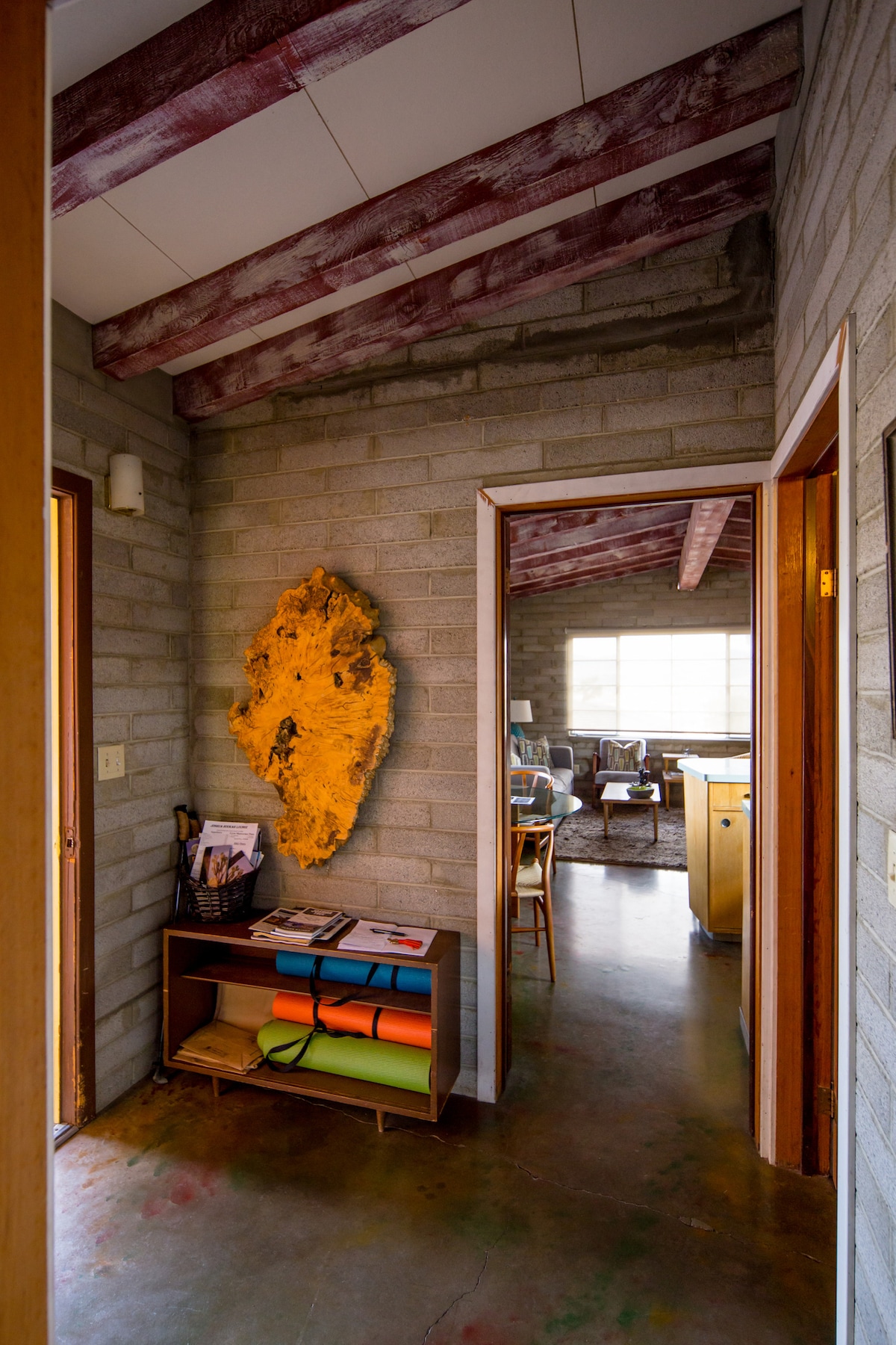 View of entryway from bedroom.