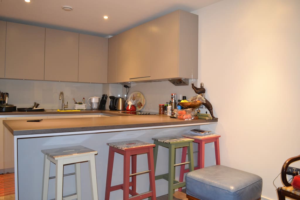 Open plan kitchen