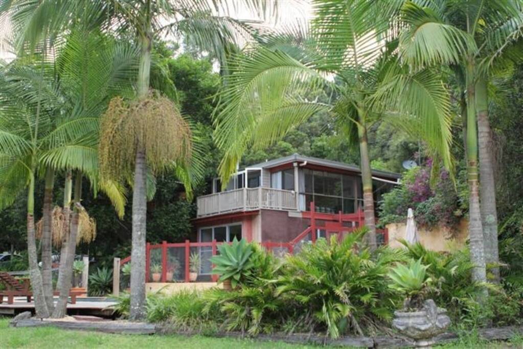 View at the back of the house