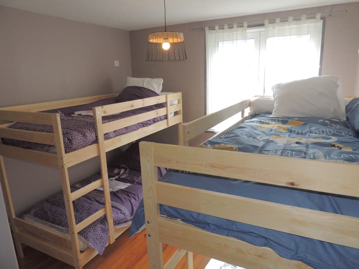 chambre 2 : 4 lits 90