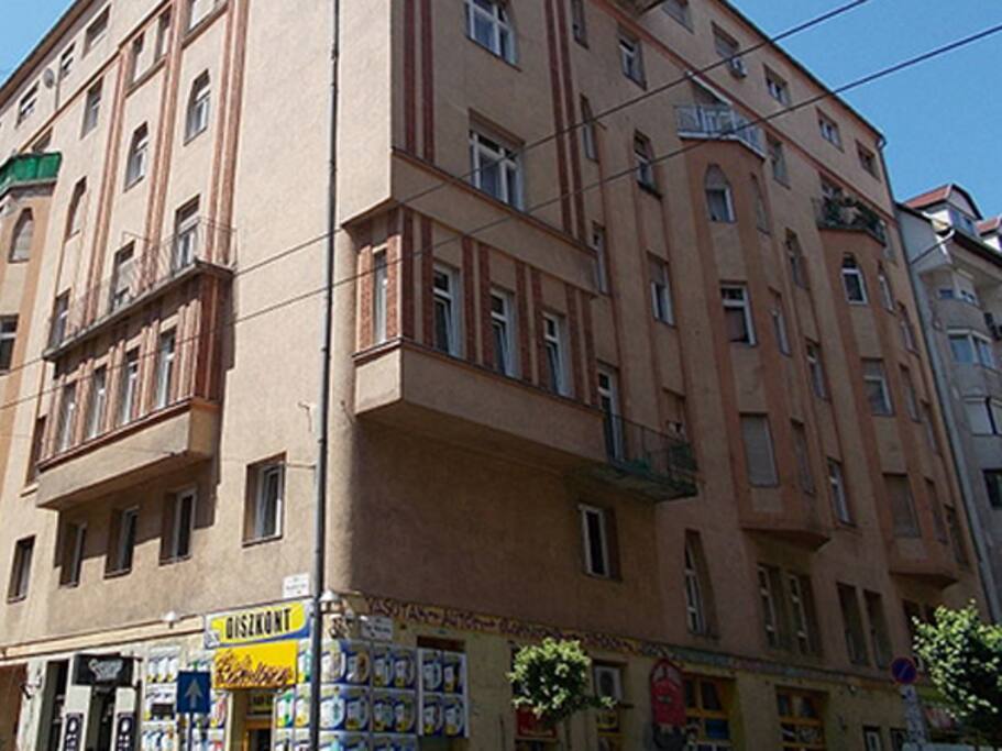 Our apartment on the Wesselényi street
