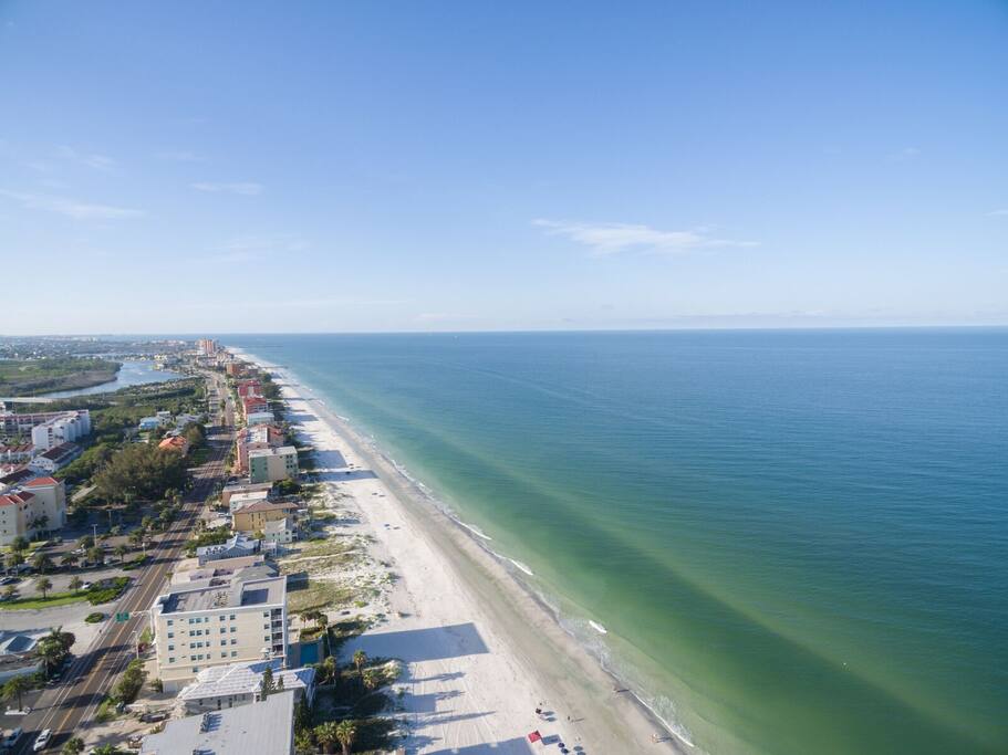 View looking South on beach