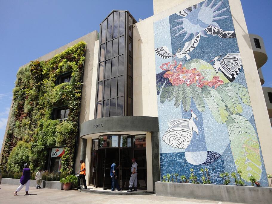 The building