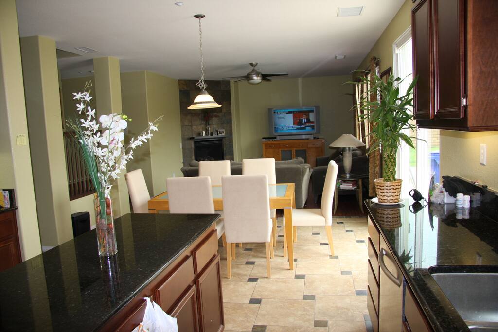 View of dining area from Kitchen