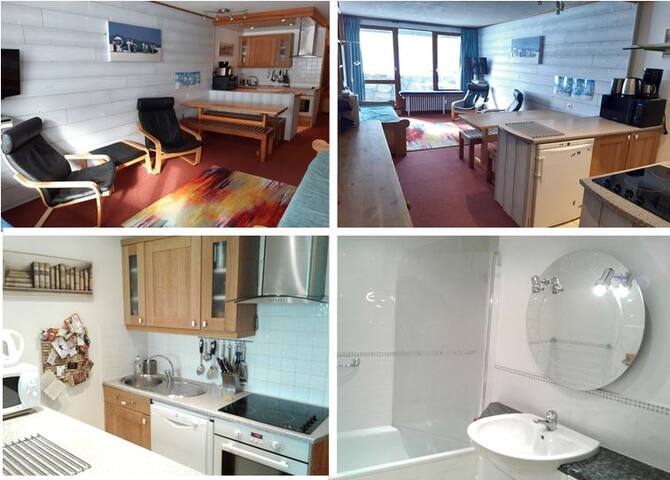 Tignes V Claret 2100m 8 Pers 2ch 2sdb 63m2 4 Flats For Rent In Tignes Auvergne Rhone Alpes France