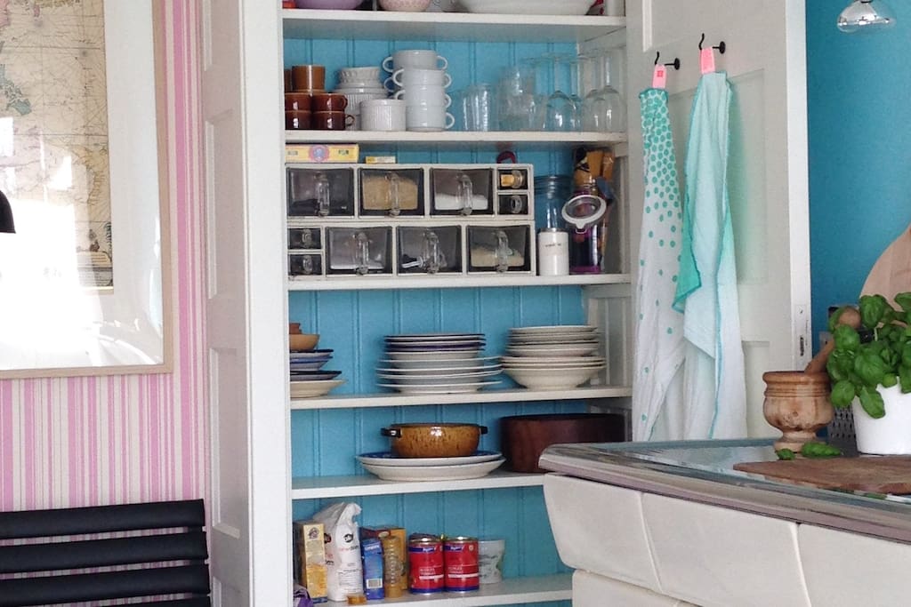 Blue kitchen