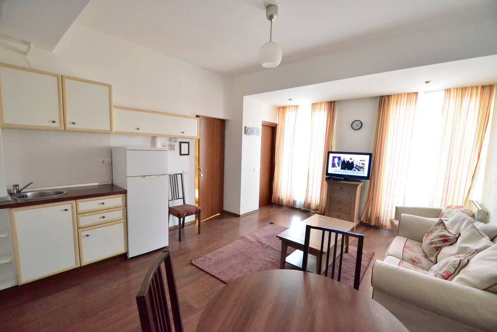 Kitchen and living room - open space