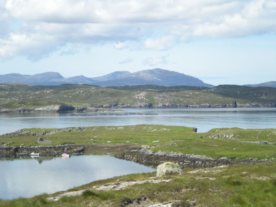 View from front of house