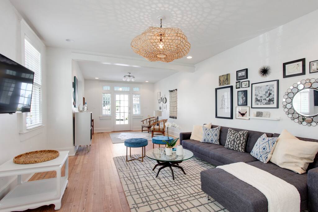 Open Living Room and Foyer