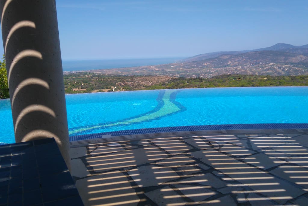 Laze in the beautiful infinity pool and take in the breathtaking views