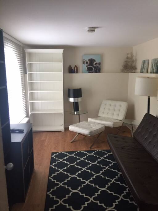 Cozy Den with Storage