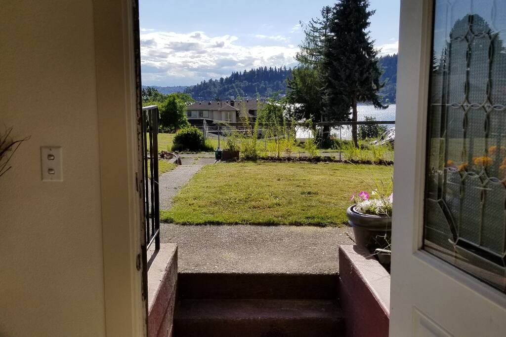 View from the front door of the suite
