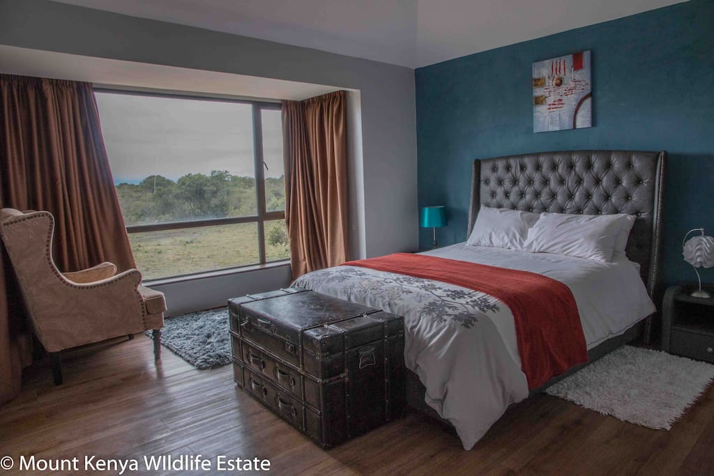 Stylish furnishings in the Master bedroom