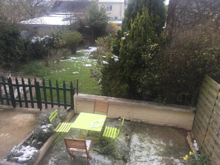 The best view ever
P.S : You can also chill in the garden