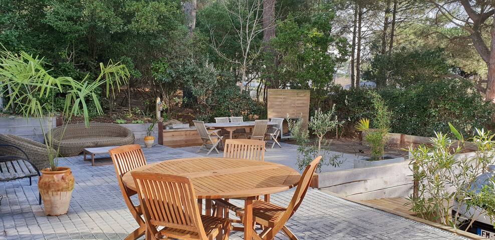 ARCACHON  T2 LES ABATILLES TERRASSE  SUD AU CALME