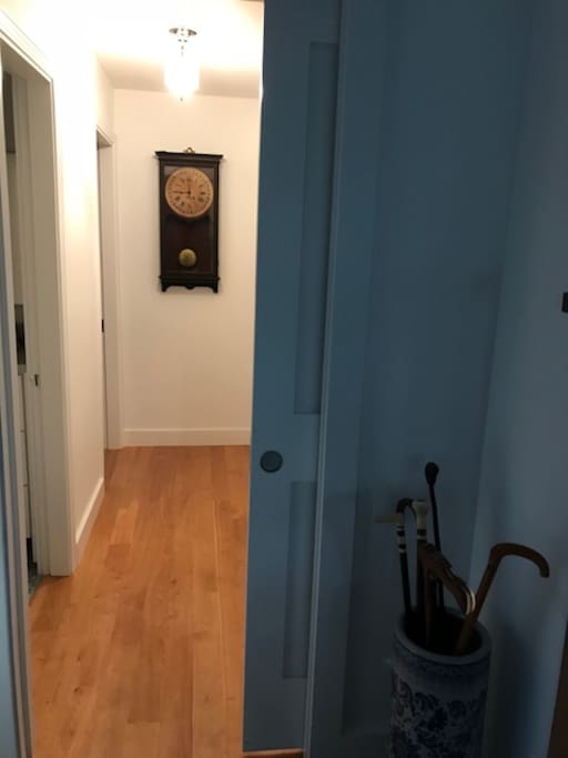 hallway to your PVT bathroom - bedroom and sitting room