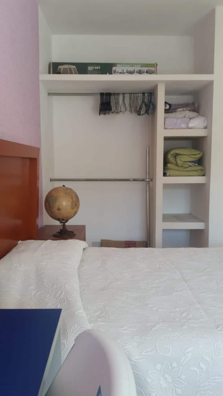 Closet recamara 3 la cual comparte baño completo con la recamara 2 