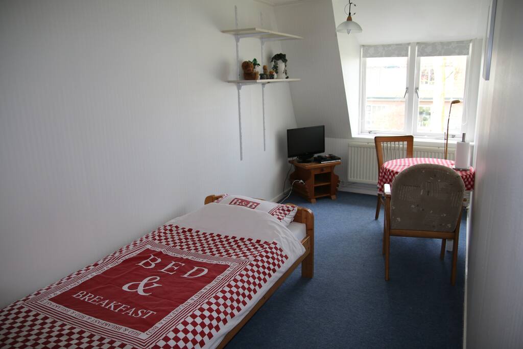 Één van de drie kamers