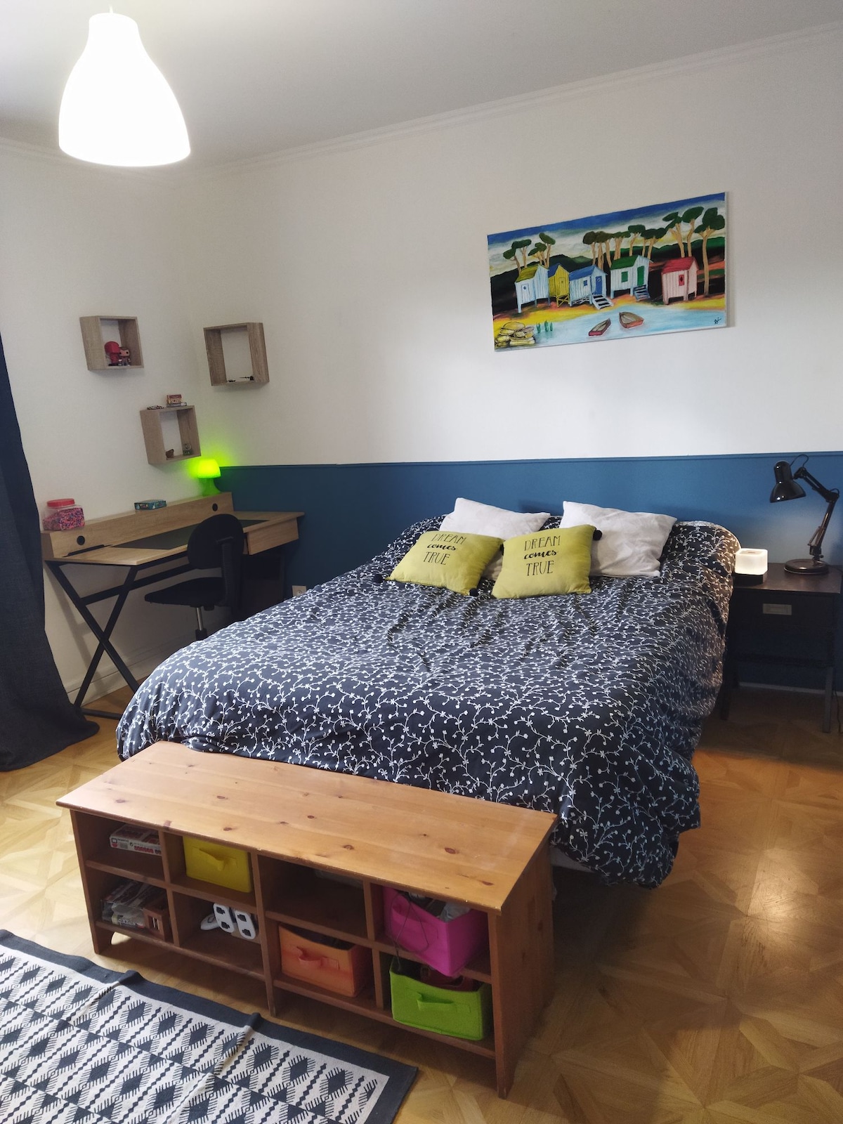 غرفة نوم 3 (إمكانية وضع 2 أماكن فراش إضافية)