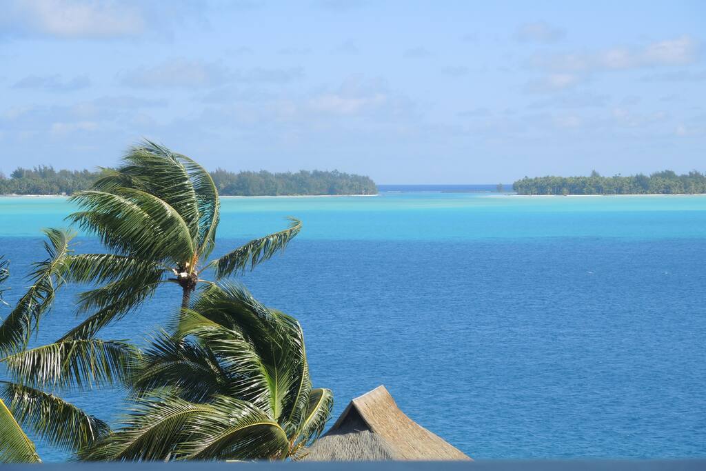 View of the lagoon from the balcony