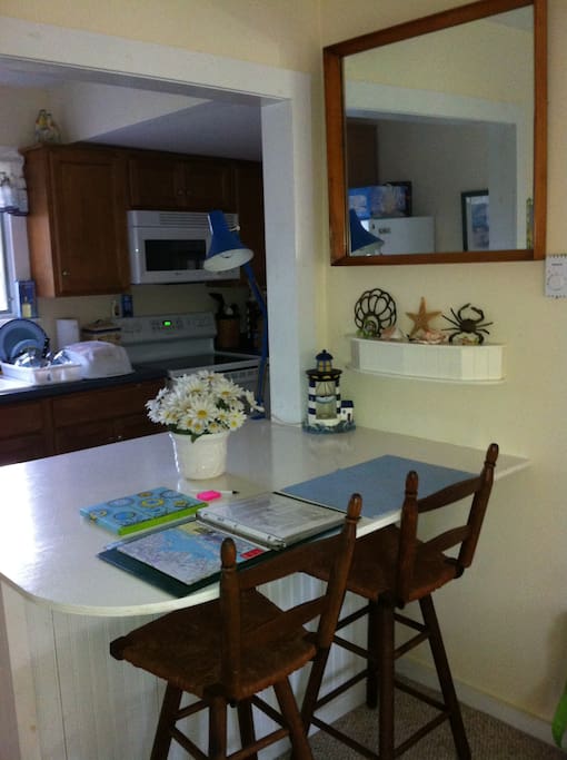 View from Dining Area into Kitchen