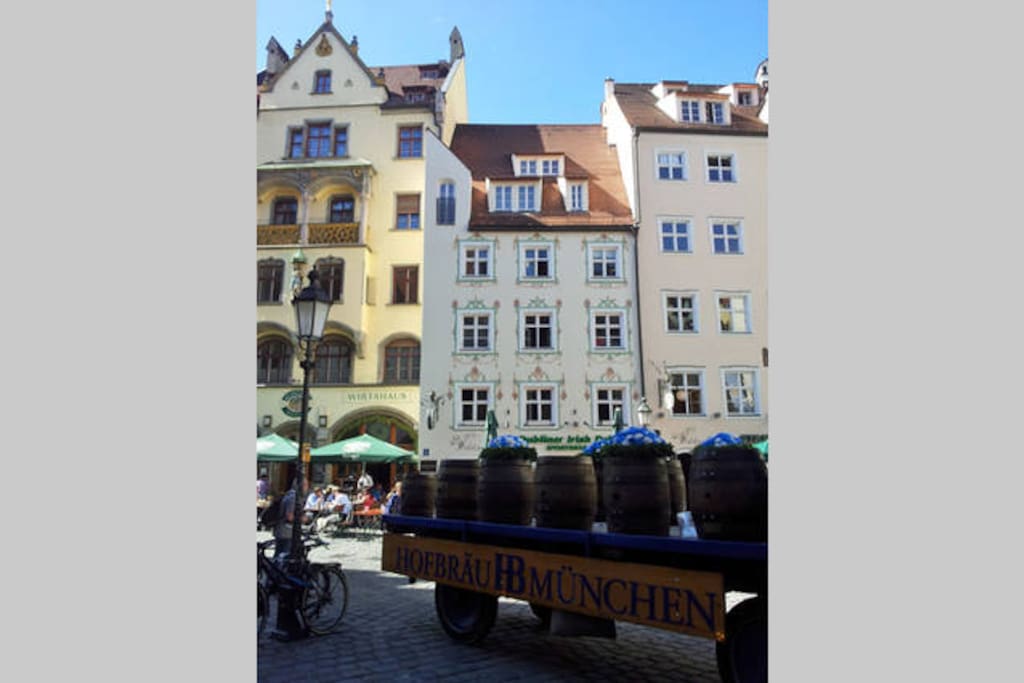 Beautiful downtown Munich.