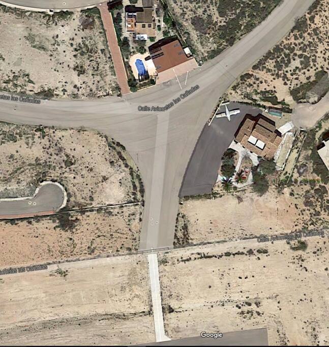 Ariel view of apartments