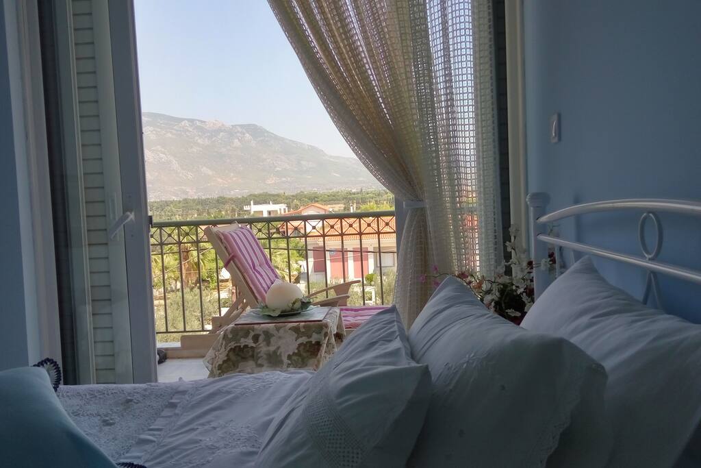 Bedroom with Mountain View