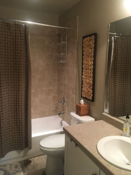 Dedicated bathroom. You will be the only one using it.