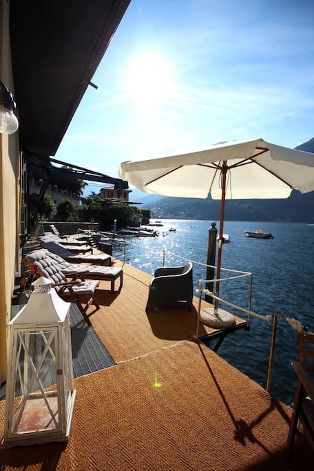 il solarium e la vista